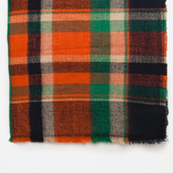 ZARA Checked/Striped Scarf:Multi Color. Size:M - Picture 2 of 4